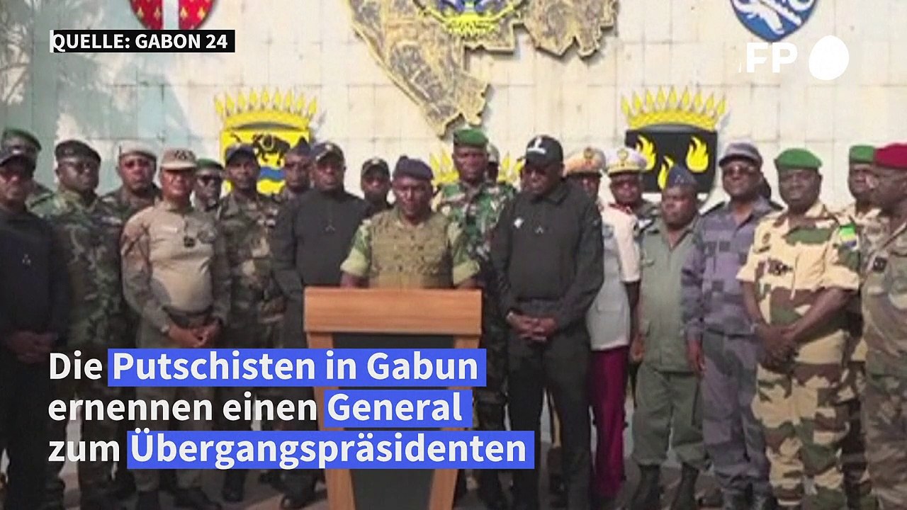 Putsch in Gabun: General wird Übergangspräsident