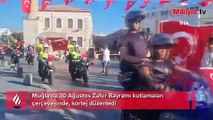 Bodrum'da Zafer Bayramı korteji, renkli görüntülere sahne oldu