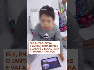 Dentista viraliza ao largar comemoração do próprio aniversário para socorrer criança em SP