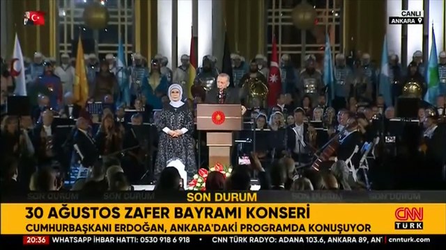 Son dakika haberi: 30 Ağustos Zafer Bayramı konseri! Cumhurbaşkanı Erdoğan'dan önemli açıklamalar