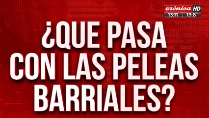 Peleas barriales: muerte y balazos en menos de 24 horas