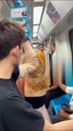 Incident qui a provoqué l'indignation à Marmaray ! Il a essayé d'enlever le foulard de la femme, les passagers ont réagi