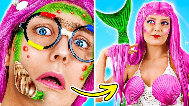 D'Intello à Sirène Populaire!Relooking extrême avec des trucs et astuces beauté par LALAL'R
