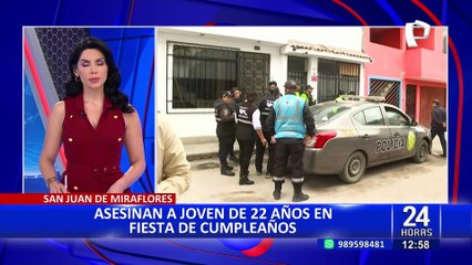 SJM: asesinan a joven futbolista en celebración de cumpleaños