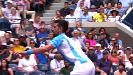 Zapata Miralles - Djokovic  - Les temps forts du match - US Open