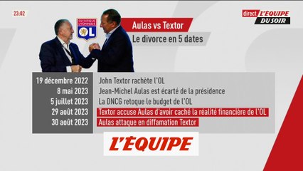 Aulas vs Textor : Le divorce en 5 dates - Foot - L1 - OL