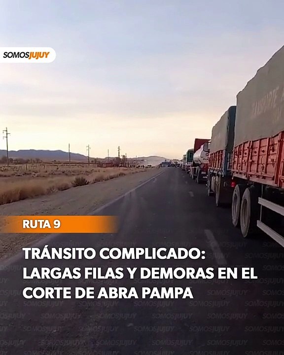 Corte de ruta en Abra Pampa 30 de agosto