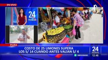 Precio de kilo de limón llega a 20 soles en mercados del norte del país