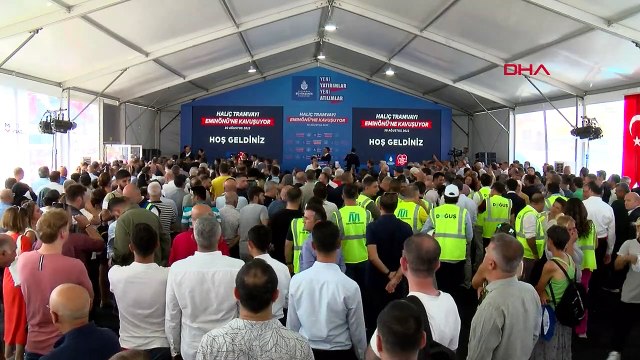 İmamoğlu, Eminönü-Alibeyköy Tramvay Hattı'nın açılış törenine katıldı