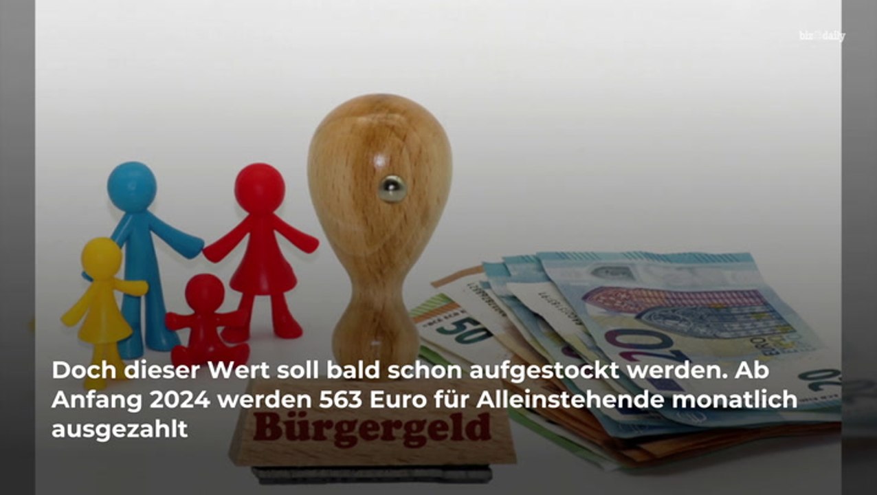 Bürgergeld: Erhöhung für 2024 beschlossen