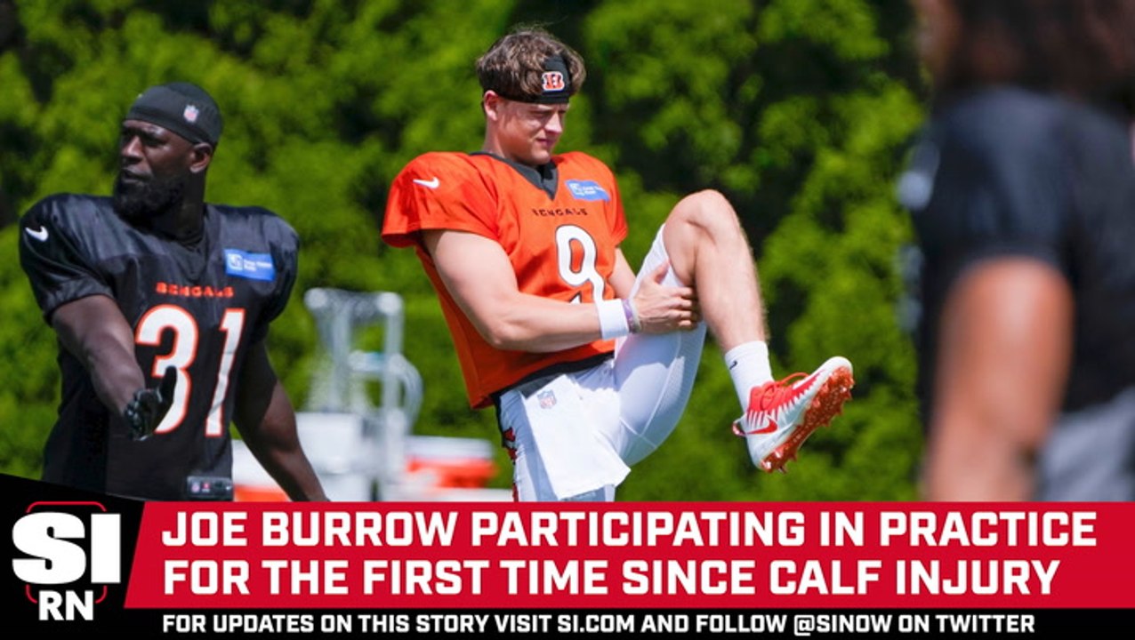 Joe Burrow Participating In Bengals Practice fo...