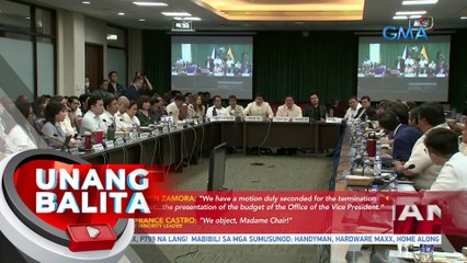 Mabilis na pag-apruba ng Komite ng Kamara sa P2.385B panukalang OVP budget, kinuwestiyon ng ilang kongresista | UB