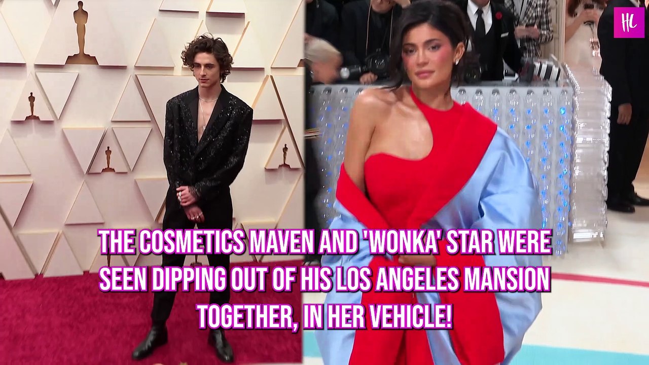 Kylie Jenner & Timothee Chalamet Spotted Leaving His L.A. Mansion As Rumored Romance Escalates