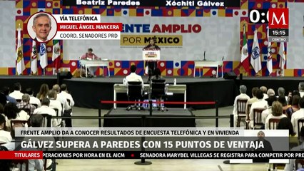 Se está marcando una tendencia en favor de Xóchitl Gálvez; afirma Miguel Ángel Macera