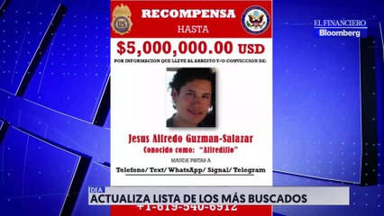 Entran a la lista de los más buscados presuntos operadores de "Los Chapitos"