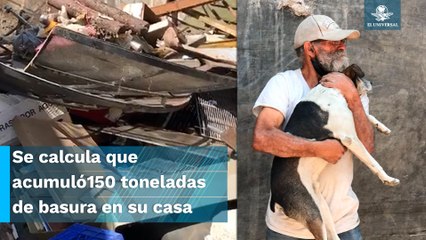 Él es Antonio, ingeniero que pasó de profesor a pepenador de basura en Ecatepec