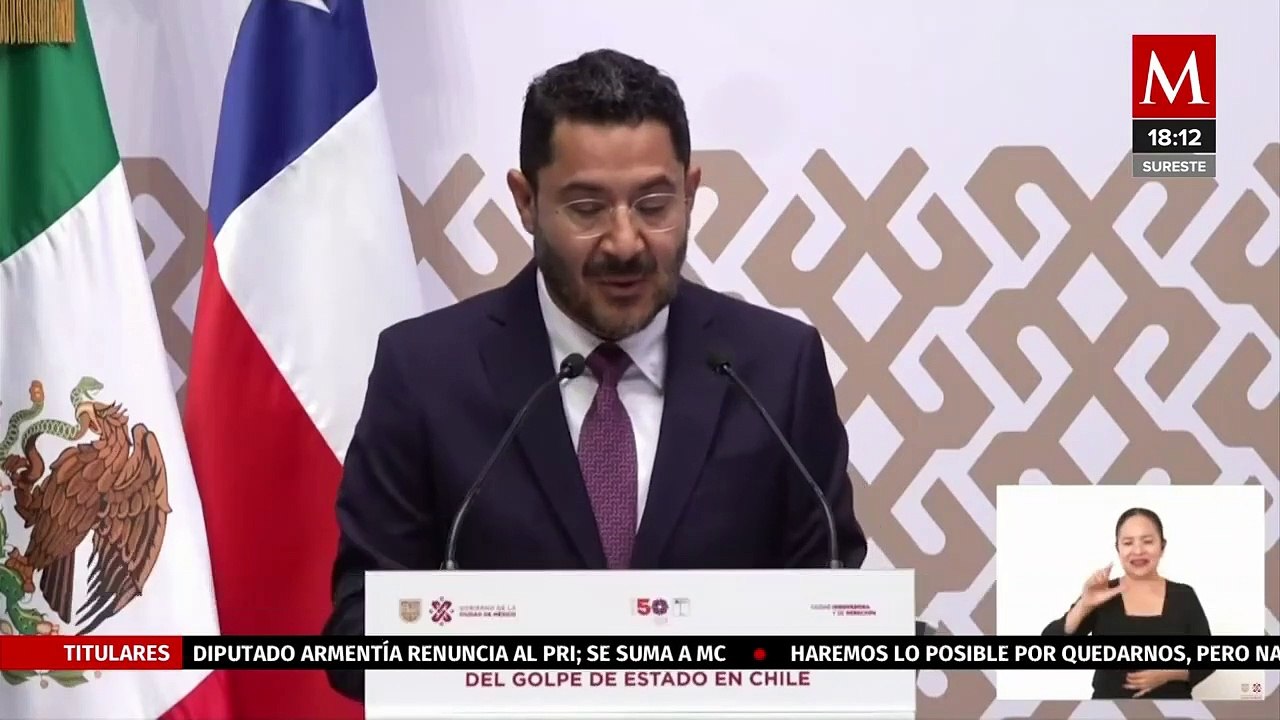 Senadores chilenos son nombrados 'Visitantes Distinguidos' por el Gobierno de la CDMX