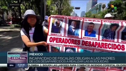 En México tienen lugar movilizaciones por el Día Mundial contra la Desaparición Forzada