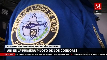 Abi Domínguez se convierte en la primera piloto de los Cóndores de la CdMx