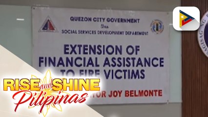 GOVERNMENT AT WORK | Mga pamilyang nasunugan sa Saint Peter, QC, nabigyan ng ayuda