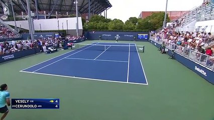 Francisco Cerúndolo cayó sorpresivamente en segunda ronda de US Open
