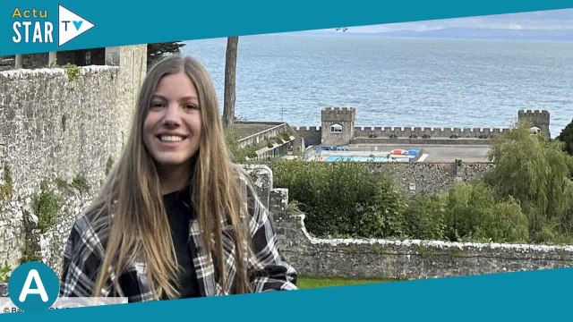 La princesse Sofia d’Espagne comblée elle est arrivée au pays de Galles pour étudier
