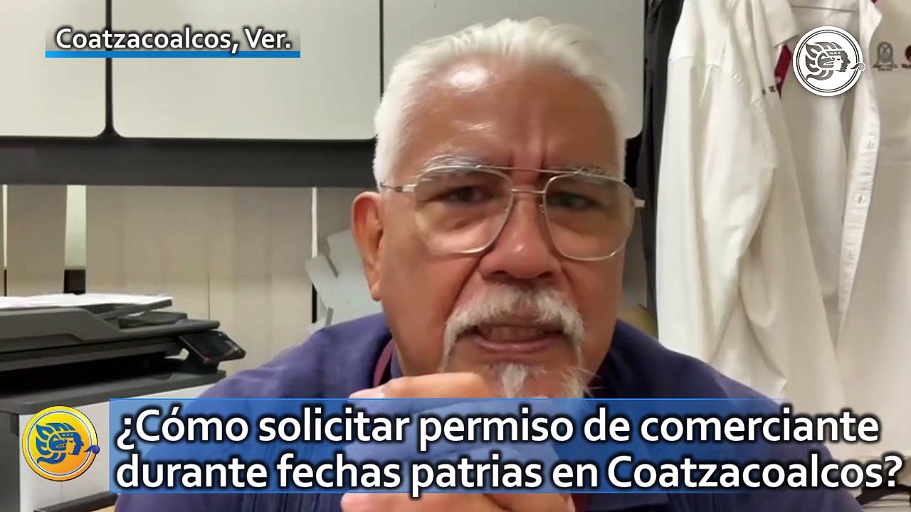 ¿Cómo solicitar permiso de comerciante durante fechas patrias en Coatzacoalcos?