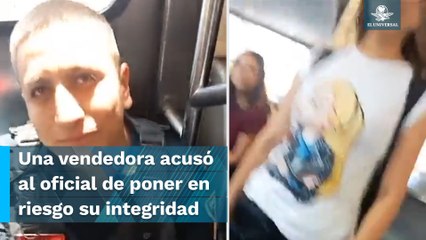 Vagoneras fingieron acoso y acusaron a policía de tomarles fotos en la Línea 2 del Metro