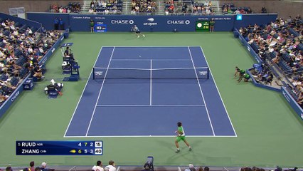 Ruud a subi les gifles de Zhang : les temps forts en vidéo