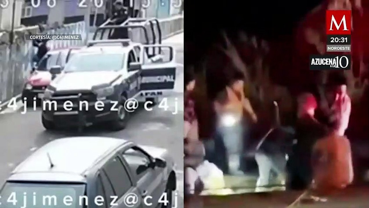 Policías Captados saqueando en EdoMéx y Campeche