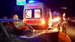 Bolu'da kavşakta meydana gelen kazada 2 kişi yaralandı