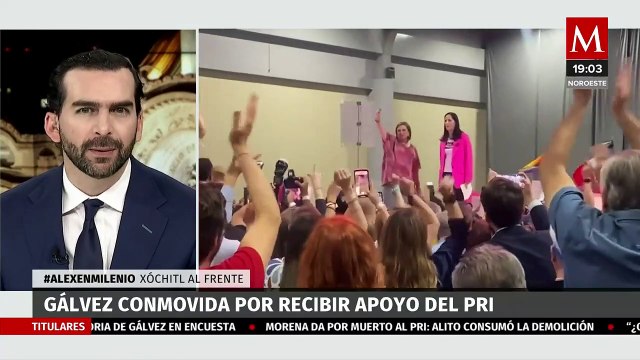 Xóchitl Gálvez; Emoción y compromiso como candidata del Frente Amplio