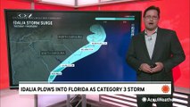 Flash floods inundate Georgia towns as Idalia advances