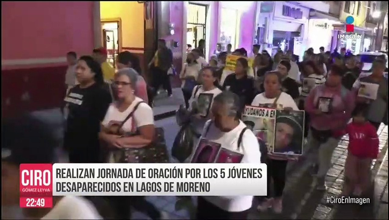 Realizan nueva jornada de oración por jóvenes desaparecidos en Lagos de Moreno