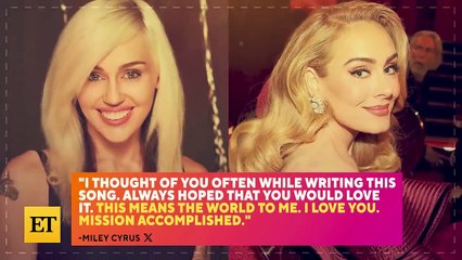 Adele Praises Miley Cyrus' 'Used to Be Young' at Her Vegas Show