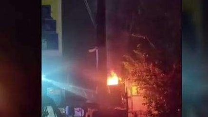 నెల్లూరు జిల్లా: పేలిన ట్రాన్స్ఫార్మర్... భయాందోళనలో ప్రజలు