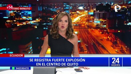 Ecuador: se registra fuerte explosión de carro frente al Ministerio de la Mujer en Quito
