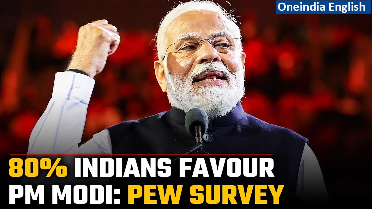 Pew Survey Offers Strong Approval to PM Modi Before G20 | Oneindia News