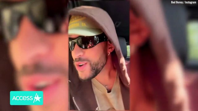 Bad Bunny Poses Nude & Wears 'K' Necklace Amid Kendall Jenner Romance