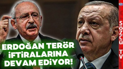 Erdoğan Muhalefete Yine Terör İftirası Attı! İşte Akılalmaz Sözleri