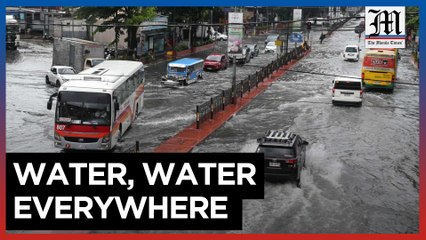 Metro Manila swamped amid heavy monsoon rains