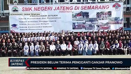 Presiden Jokowi Belum Terima Pengganti Ganjar Pranowo