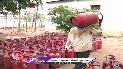 Gas Cylinder Price Reduced By Rs 500 In Puducherry _ V6 News (1)