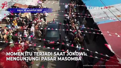 Demi Foto dengan Jokowi, Bocah di Palu Rela Desak-desakan