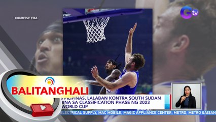 Gilas Pilipinas, lalaban kontra South Sudan at China sa classification phase ng 2023 FIBA World Cup | BT