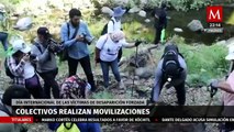 Manifestaciones en México por la justicia y la memoria en el Día de los Desaparecidos