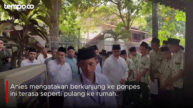 Bacapres Anies Baswedan Berkunjung ke Ponpes Tebuireng, Cerita Masa Lalu