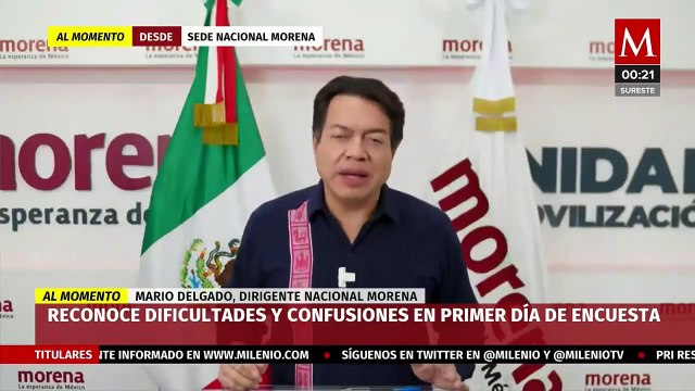 Dificultades en el arranque de la encuesta de 'Corcholatas', según Mario Delgado