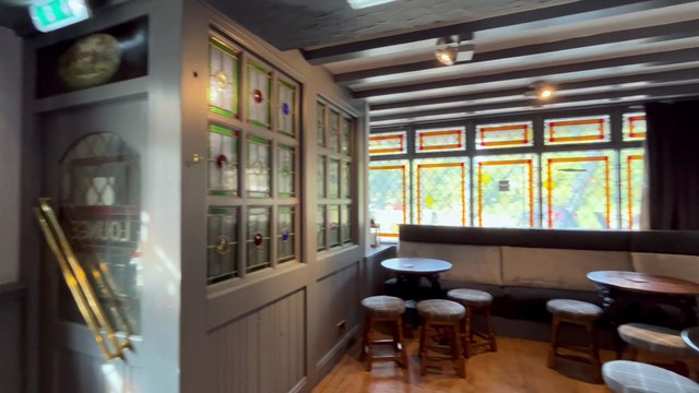 Inside the newly refurbished Cottage Tavern