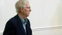 Mitch McConnell appears to freeze up again while speaking to reporters